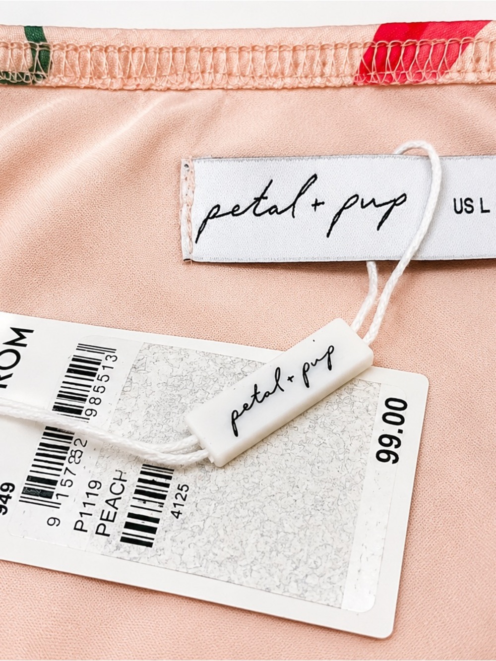 Petal & Pup Pink Fruit-Print Slip Maxi Dress - Picture 3 of 3